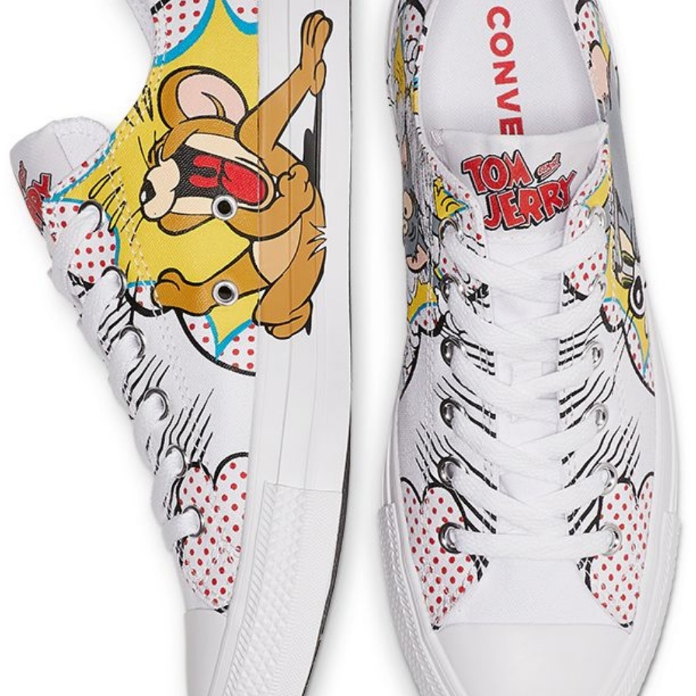 Converse All Star Tom & Jerry Low Top EUC - Picture 1 of 8